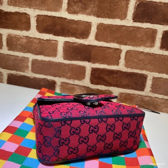 Hyper Peter Bag Top GG GUCCI Marmont Handle Mini 0825